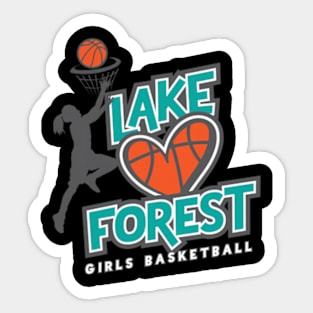 Lake Forest Basketbal Sticker